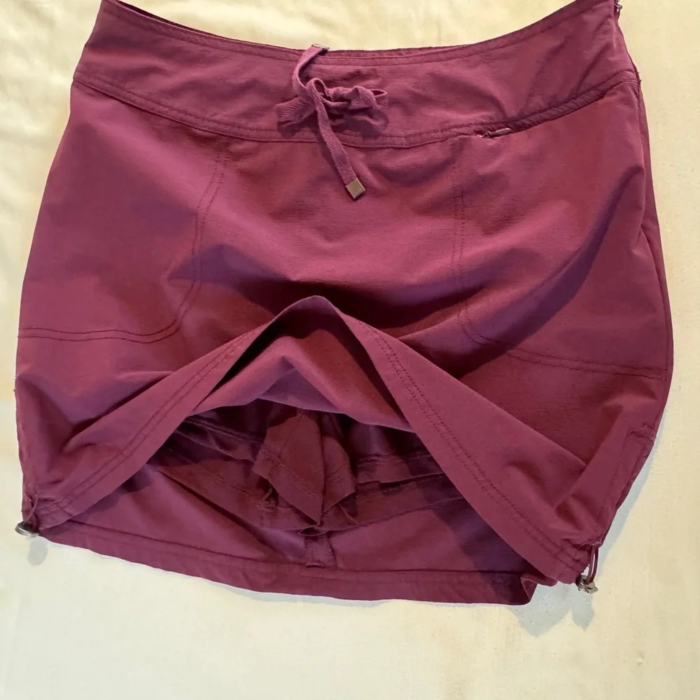 Green Tea Skort - Tennis - Burgundy - Large - Picture 4 of 8